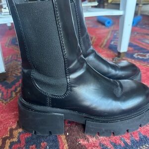 H&M Black Combat Boots